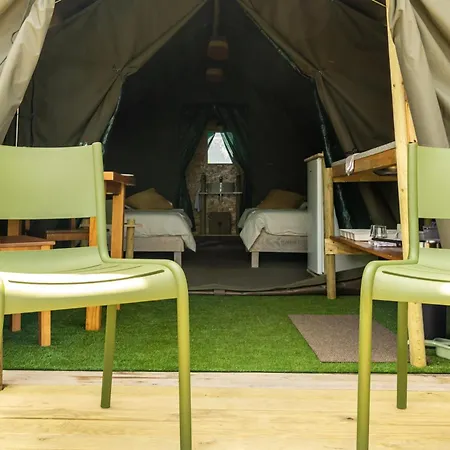 Luxe tent Safari Glamping Portugal Flamingo *