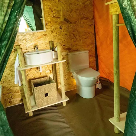 Tente de luxe Safari Glamping Portugal Flamingo