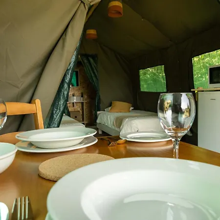 Tente de luxe Safari Glamping Portugal Flamingo *