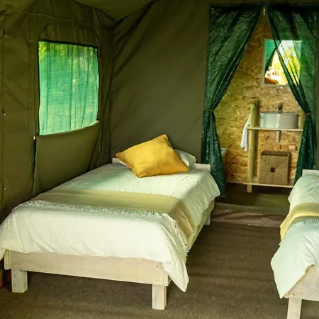 Tente de luxe Safari Glamping Portugal Flamingo Ventosa (Braga)