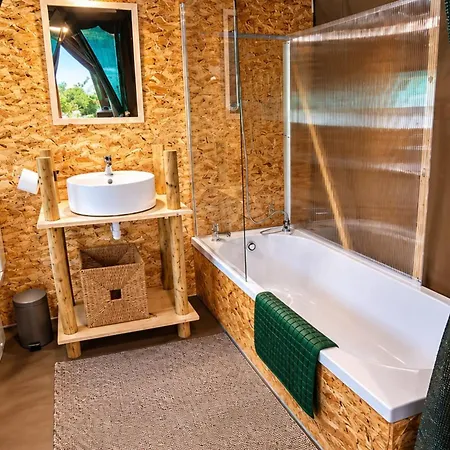 Tente de luxe Safari Glamping Portugal Flamingo