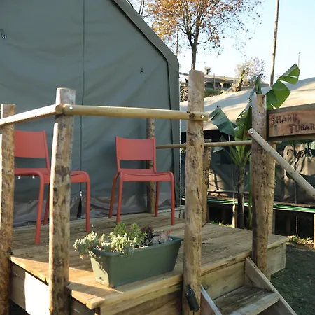 Tente de luxe Safari Glamping Portugal Flamingo *