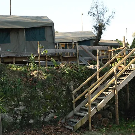Tente de luxe Safari Glamping Portugal Flamingo Ventosa (Braga)