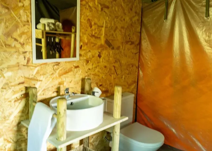 Safari Glamping Portugal Flamingo Lyxtält *