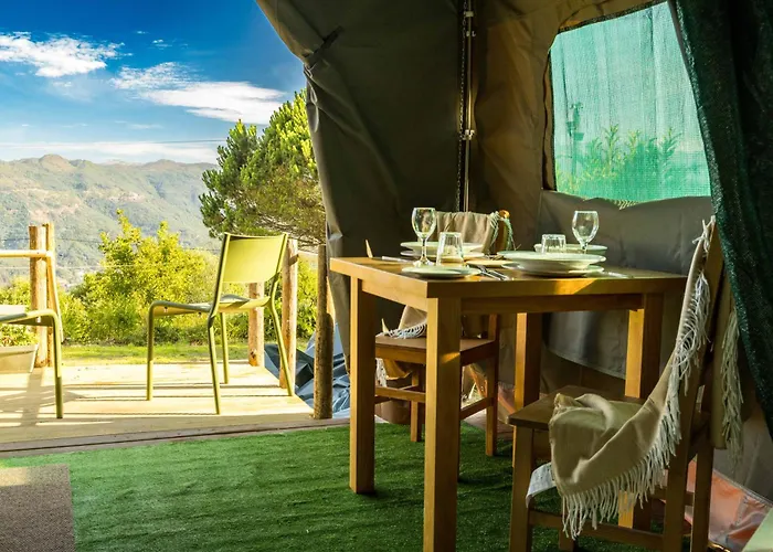 Safari Glamping Portugal Flamingo Lyxtält Ventosa (Braga)